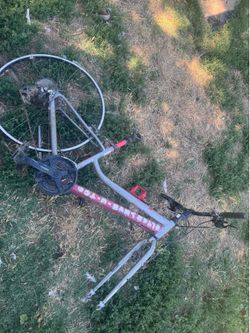 Custom marlin bike frame 27 inch I have both rims