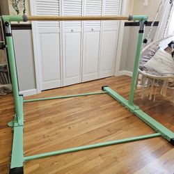 Gymnastic Bar & Bonus 6' Foldable Balance Beam