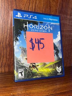 PlayStation Video Game PS4 PS5 For Sale horizon zero dawn Like New Ish Condition