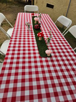 Ladybug & Mushroom Birthday Party Decor Set – Handmade Garden/Fairy / Cottage Theme