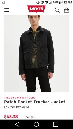 Levis Premium Patch Pocket Trucker Jacket