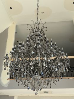 Large luxury crystal chandelier