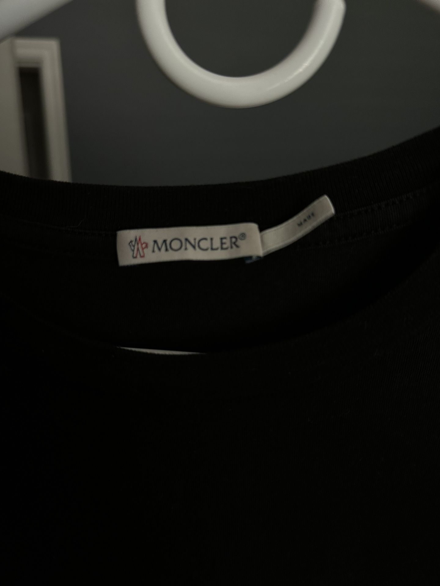 Moncler Black Tee Shirt