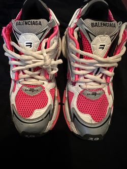 Balenciaga Runner Sneakers Pink White