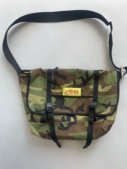 Vintage Manhattan Portage Camo Messenger Bag Cordura Military Shoulder Bag