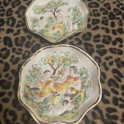 Vintage Capodimonte Trinket Dish
