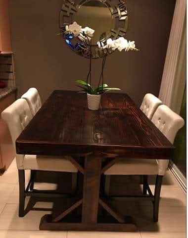 Custom Designed Farmhouse Dining Tables.