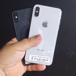 Factory Unlocked iPhone X (10 )   Comes With Charger And Warranty 💯 Plus A Free Screen Protector @ Cell Smartz 🥰