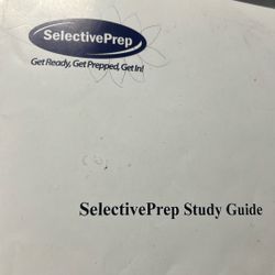 Selective Prep Study Guide High School 