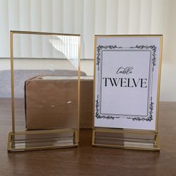 Table Number Holders
