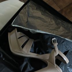 YSL Patent Leather High Heel Sandals