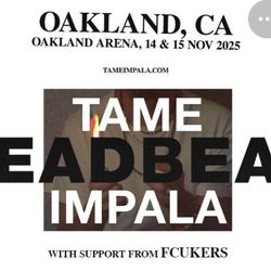 Tame Impala Ticket 