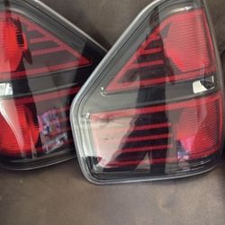 LED tail lights designed for a Ford F-150 truck