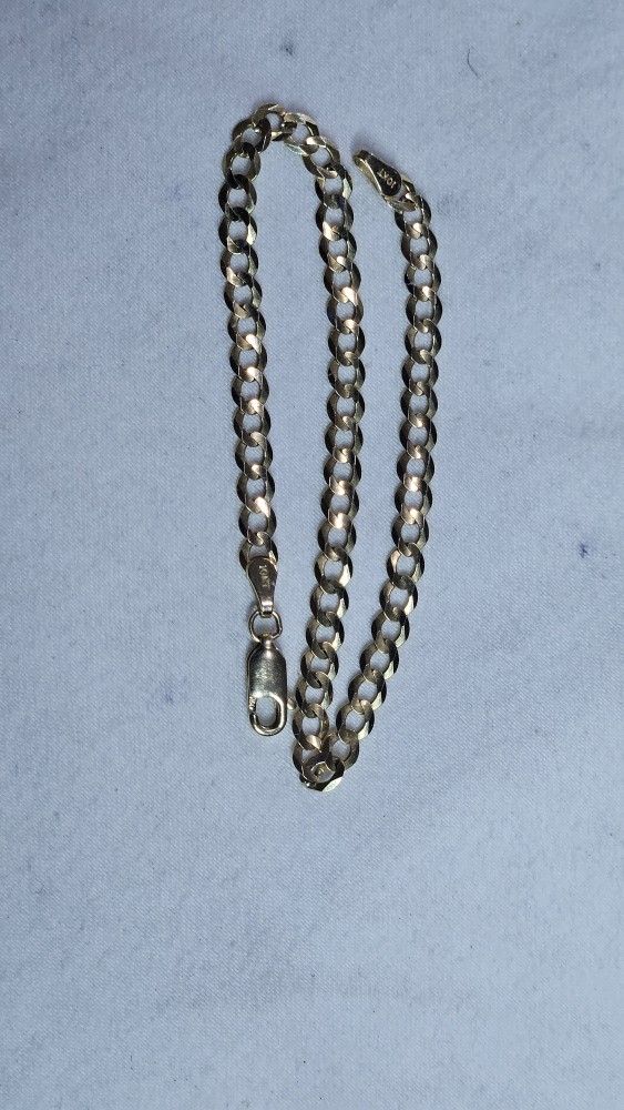 10k Gold Cuban Bracelet 8 Inch 3.7 MM 2.78 Grams