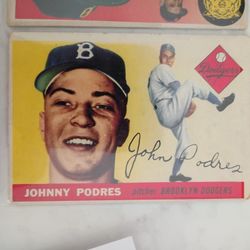 Vintage Johnny Podres  Baseball Card