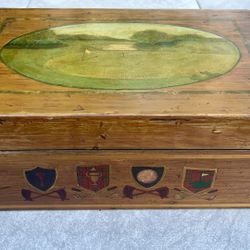 Large Hand Painted Stash Box