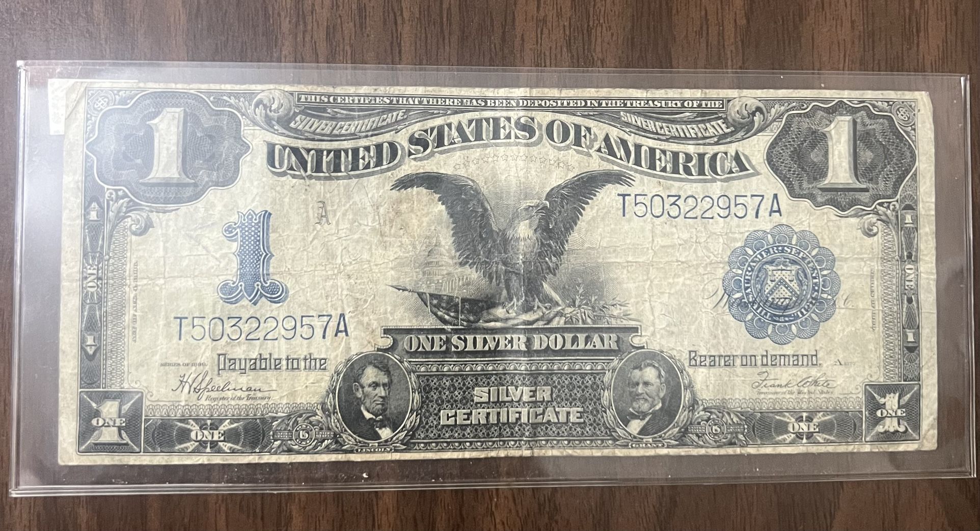 1899 $1 Silver Certificate Black Eagle 🦅
