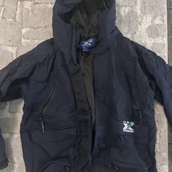 H2O Xpress Jacket Mens L Navy Coat Rain and L Bibs Waterproof Fishing Outdoors H2O