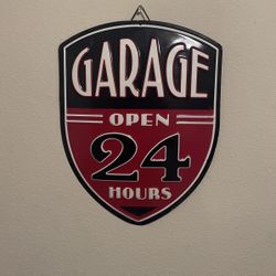 Garage sign