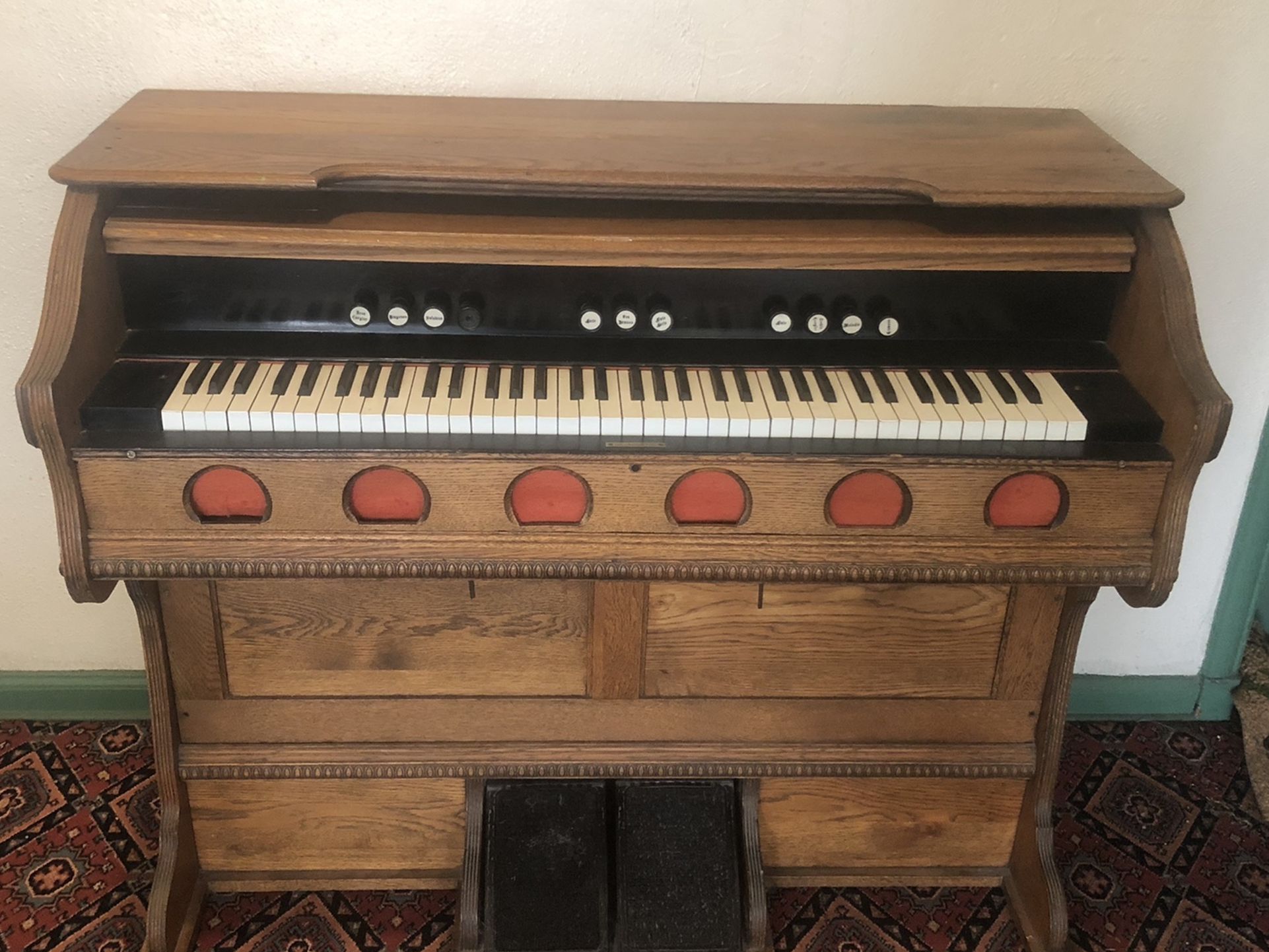 Antique Adler Pump Organ