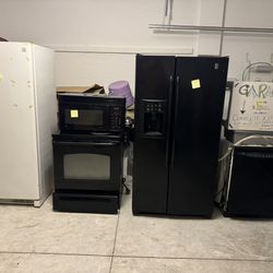 Kitchen Appliances- Stove, Refrigerator, Dishwasher,  Microwave & Deep Freezer 