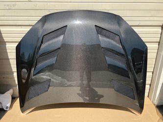 Brand New 2013 - 2016 Hyundai Genesis VIS Racing AMS Style Carbon Fiber Hood  (Special Order)