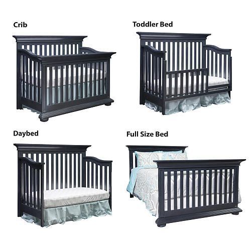 Oxford Baby Harlow in Convertible Crib Navy blue