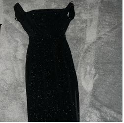 Windsor black sparkly prom dress