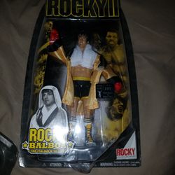 Rocky And Apollo Action Figurines Collectors Series 