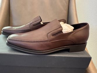 Monte Rosso Lucca Brown Loafers – Made in Italy, Brand New, Men's Size 8