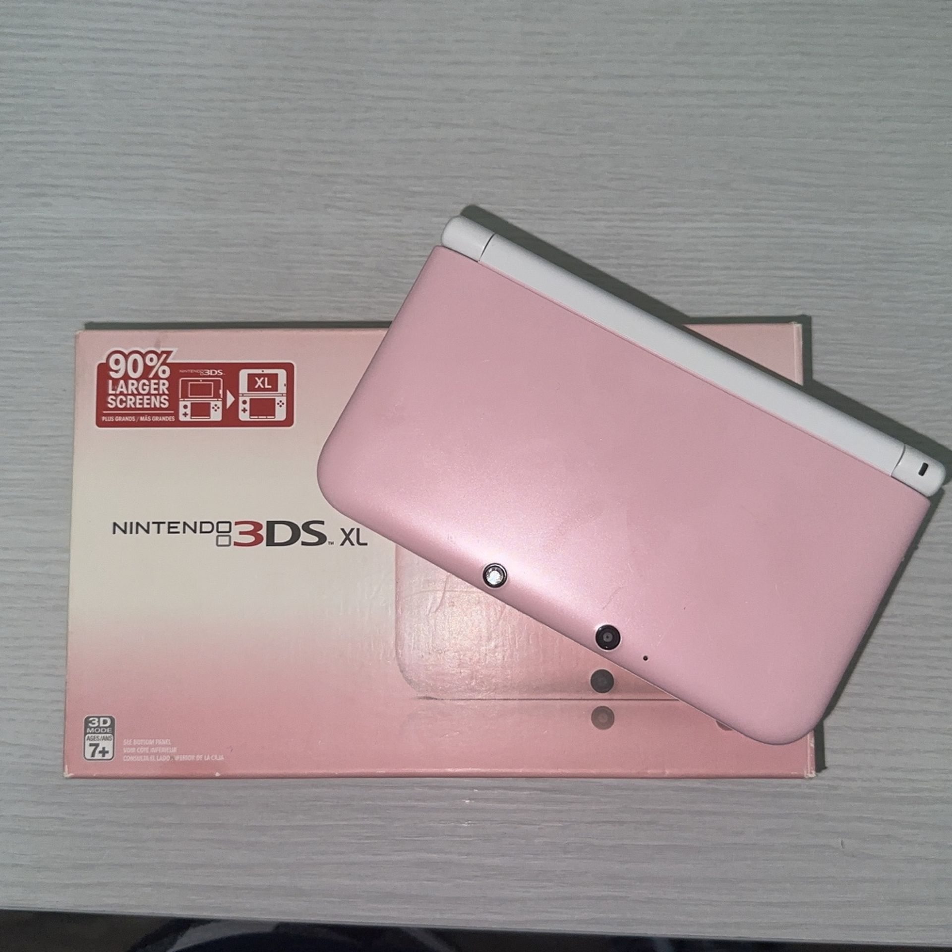 NINTENDO 3DS XL PINK BARELY USED