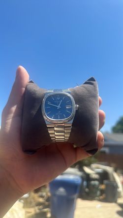 Bulova blue dial