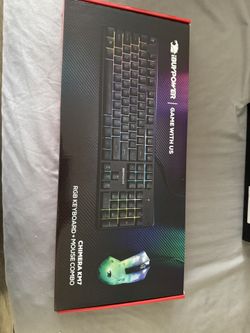 Gaming keyboard and mouse
