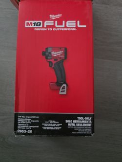 MILWAUKEE M18 FUEL BRUSHLESS 1/4"(6MM)HEX IMPACT DRIVER (TOOL ONLY)PRICE IS FIRM