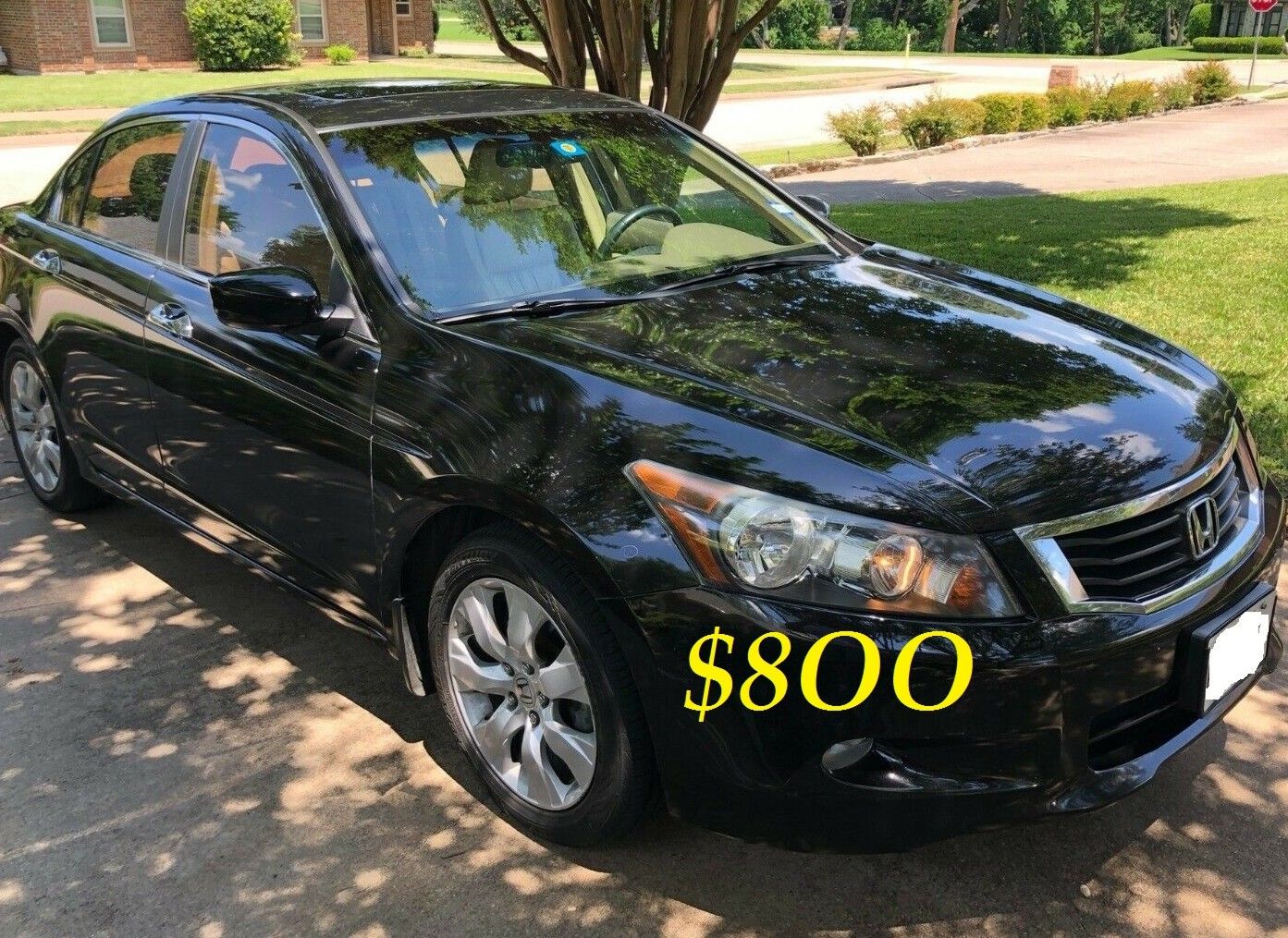 ✅💲8OO URGENT I sell my family car is my 2OO9 Honda Accord Sport V6 TUNNING EX-L Comfortable fully loaded.Clean tittle!✅