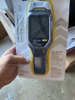 General Tools Pinless Moisture Meter – Check Water & Moisture in Walls/Wood – Like New