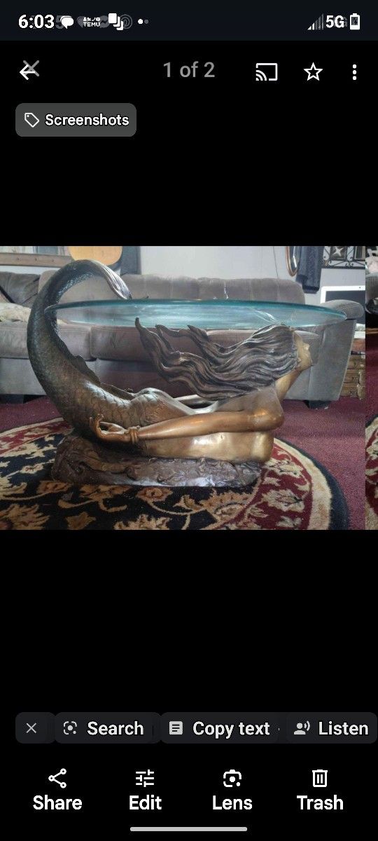 Bronze Coffee Table