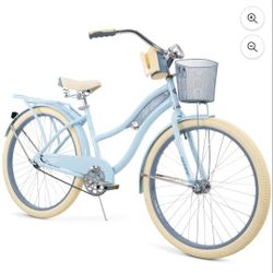 Huffy Nel Lusso Cruiser Bike, 26" Wheels Light Blue