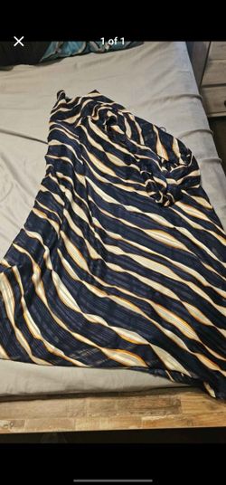 Gold And Blue DRESS