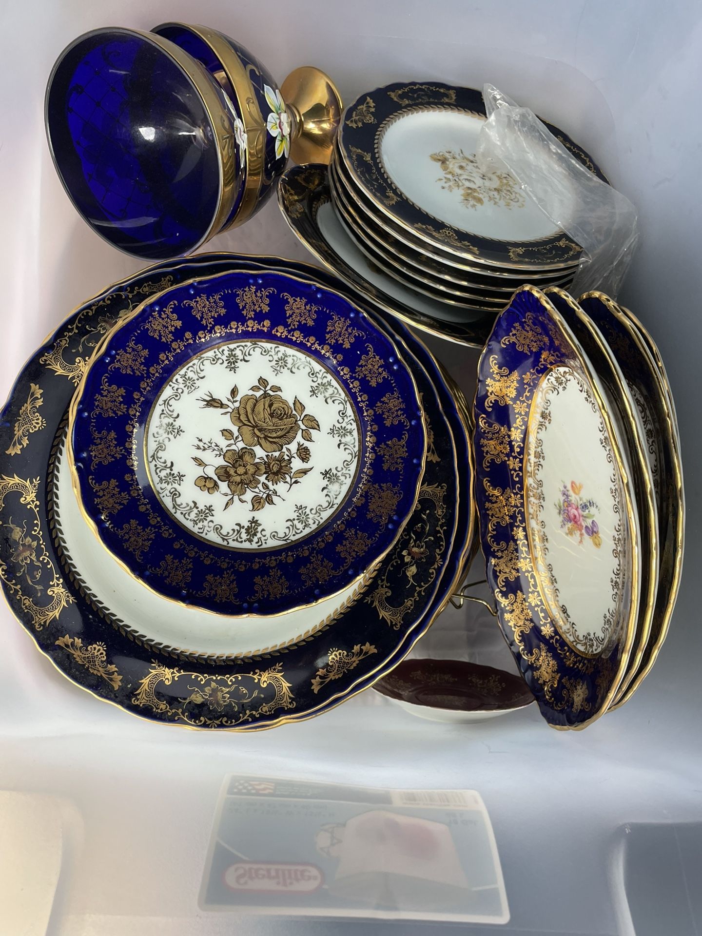 Fine China And Cobalt .