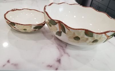 Set  Of 2 Strangl  Bowls 