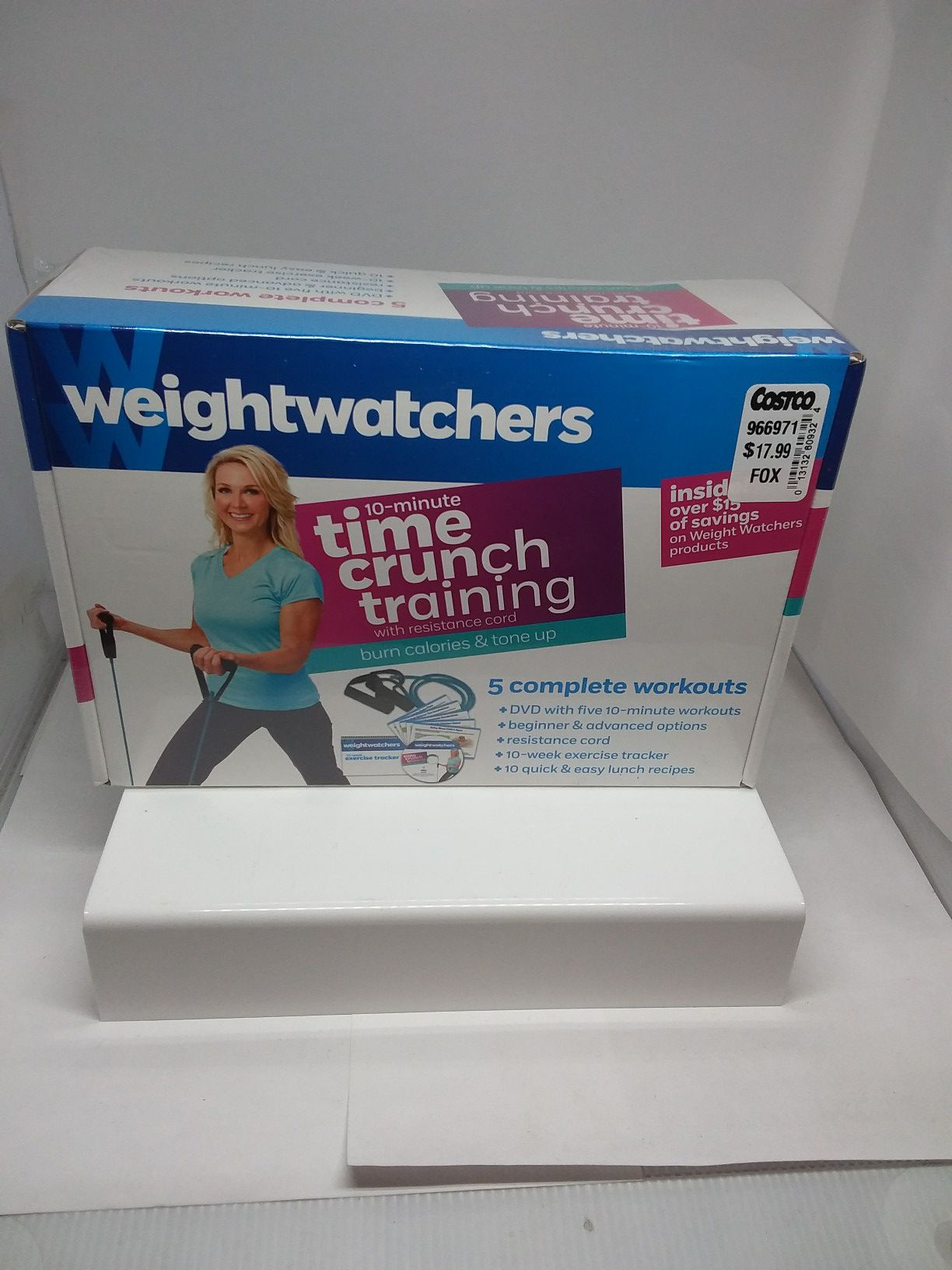 Weight Watchers 10 minute crunch time training w/ resistance cord
