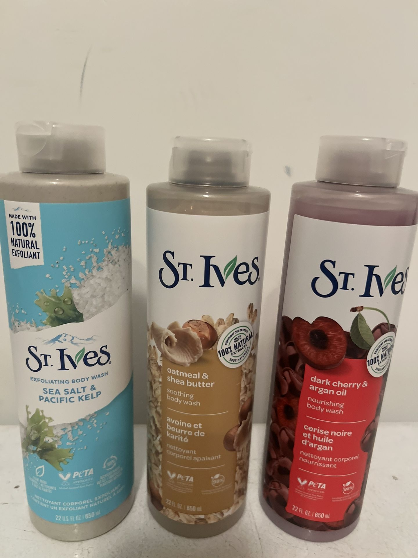 St Ives Natural Based Body Wash Soap 22 Oz $4 Each