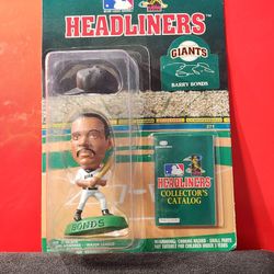 Vintage Headliners MLB Barry Bonds San Francisco Giants by Corinthian 1996 NEW