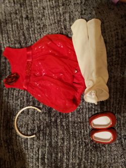 💃 American Girl Sparkle Party Dress For Doll For 18” Doll ⚜️Like New, It Might Be New And Unused.