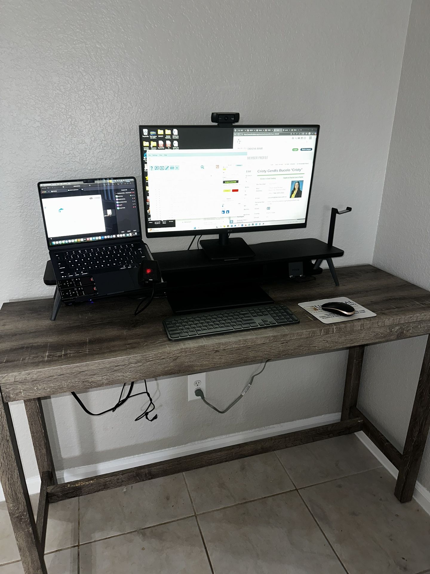 City Furniture Counter height Table / Desk