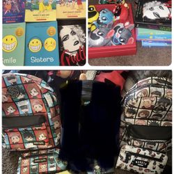 Books Backpacks Plushies 
