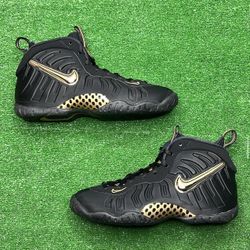 Nike Little Posite One GS “ Black Metallic Gold “