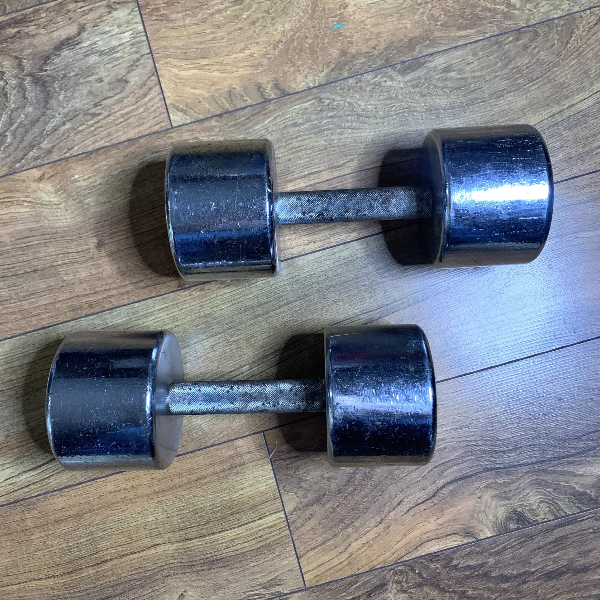 25 lb pound dumbbell exercise weights dumbbells #