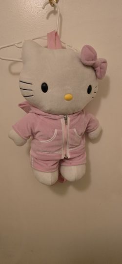 🎀 Vintage Early Y2K Hello Kitty Tracksuit Plush Backpack 🎀